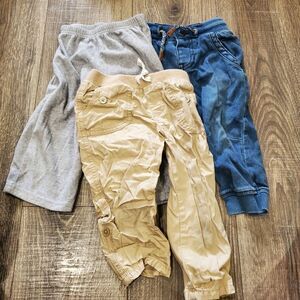 Boys Pants Size 18M Stylish Boy Joggers Set 3 Pieces